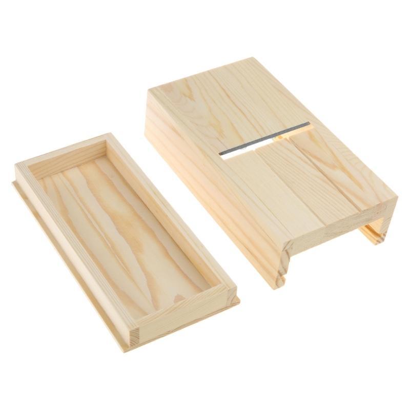 Soap Cutter Drawer Box Wooden Soap Beveler Planer Soap Trimming Tool for DIY Craft Handmade Soap and Candles Making
