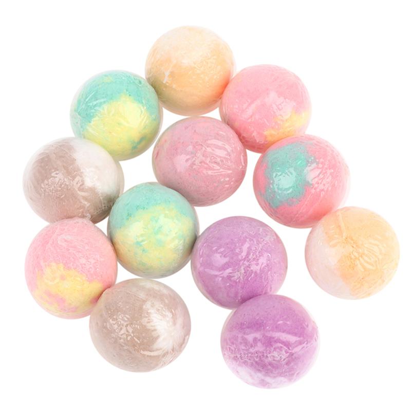 12Pcs/Set Natural Mini Handmade Bathing Foot Spa Rich Essential Oils Bath Ball