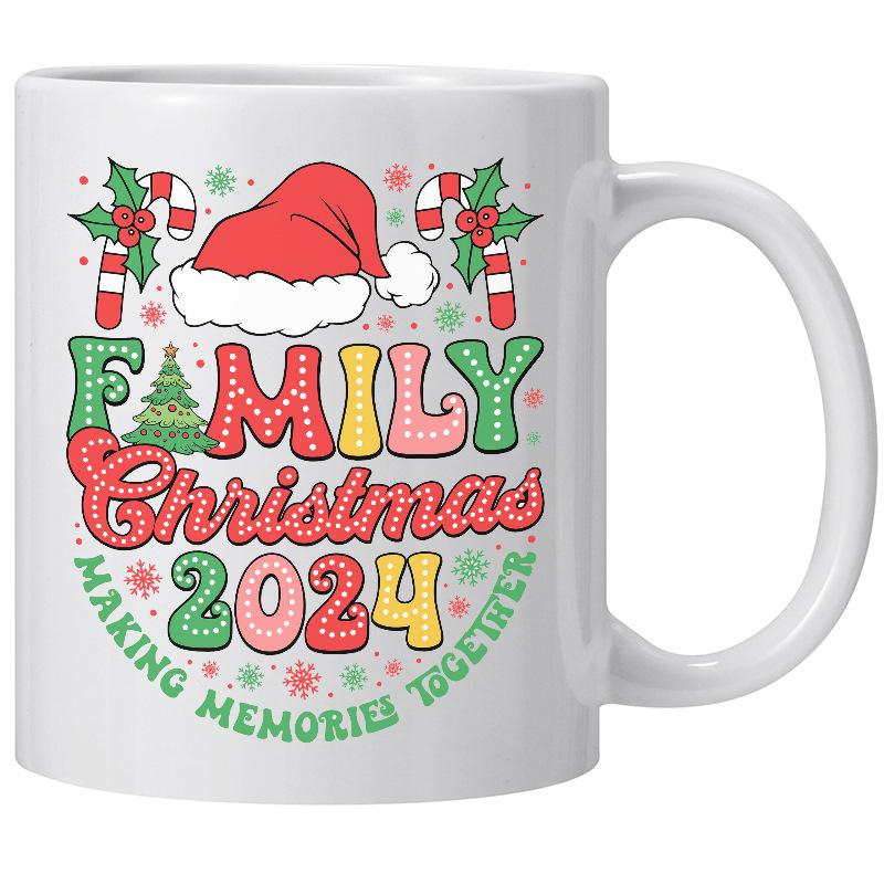Christmas Christmas Ceramic Coffee Mug Santa Tea Mug Movies Tree Mug