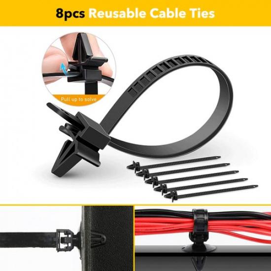 1/2set 415x Plastic Rivets Bumper grille Push Pin Clip+Fastener Retainers Remove