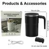 Xiaomi Mug à café électrique auto-mélangeur 380 ml IP67 étanche Mug à café mélangeur Chargement USB Affichage numérique Tasse magnétique automatique
