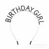Children's Adult Birthday Headband IR Letter Crown Headband