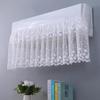 Lace Embroidery Flower Curtain Windproof Dust-Proof Hanging Cover Anti-Direct Blowing Air Conditioning Curtain Bedroom Decor