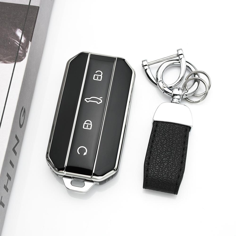 Fashion Tpu Keyless Accessories For Chery Jaecoo J7 7 J5 5 Car Key Case Holder Car Remote Key Bag Protection Shell Fob Cover