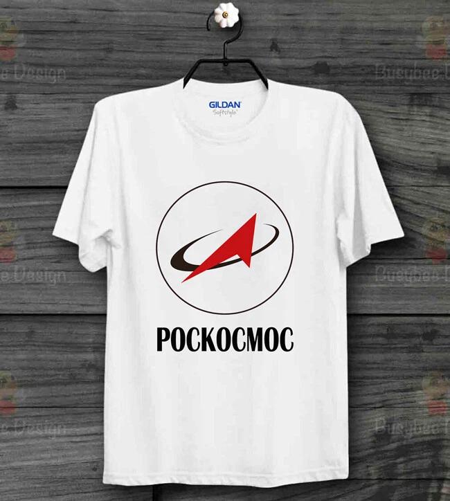 

Roscosmos Russian Federal Space Agency Cool Vintage UNISEX 100% Cotton T-shirt Mens Tees Top B545 2XL