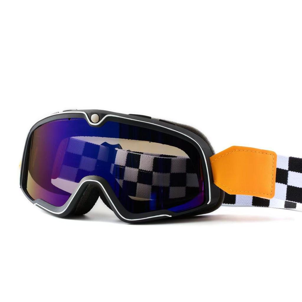 Popular Windproof & Sandproof Motorcycle Riding Goggles – Off-Road & Harley Helmet Compatible