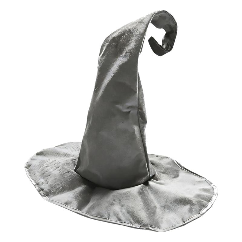 Tall Pointed Party Hat for Seasonal Costumes, Shapeable Outline and Tip with Soft Polyester Shell and Support Frame