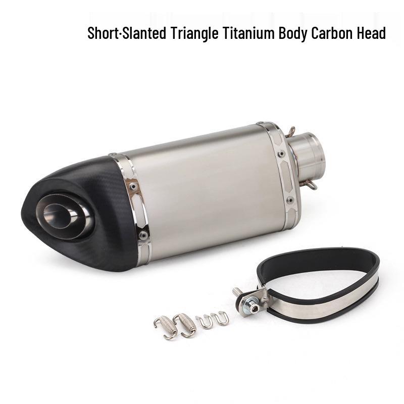 

Universal Ninja Motorcycle Exhaust: Oblique Triangle, Round & Hexagon Tail Mods