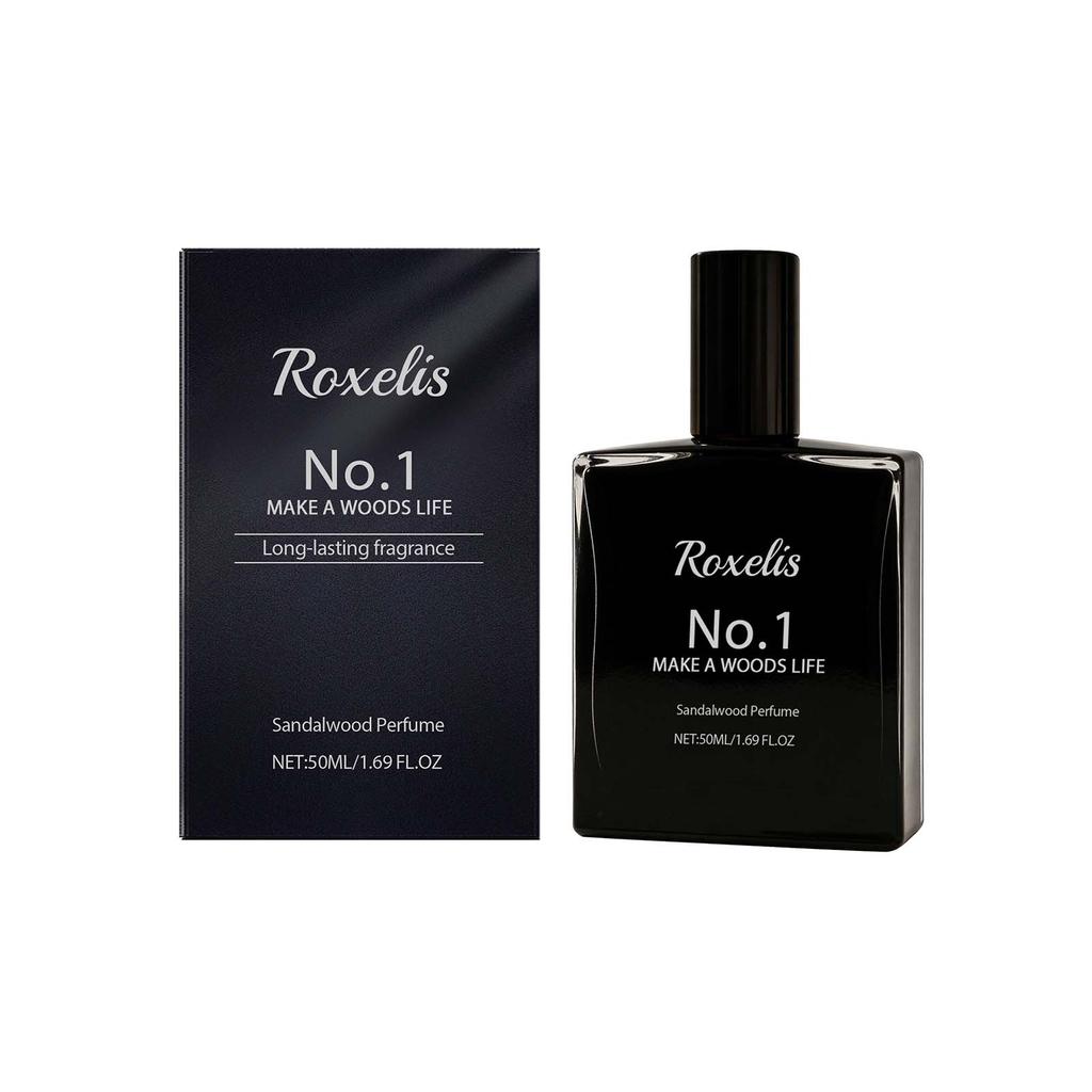 Roxelis Sandalwood Xenia Couple Eau De Toilette Niche Woody Fragrance Fresh Fragrance Dating Atmosphere Elegant Charm Daily Commute 50ml