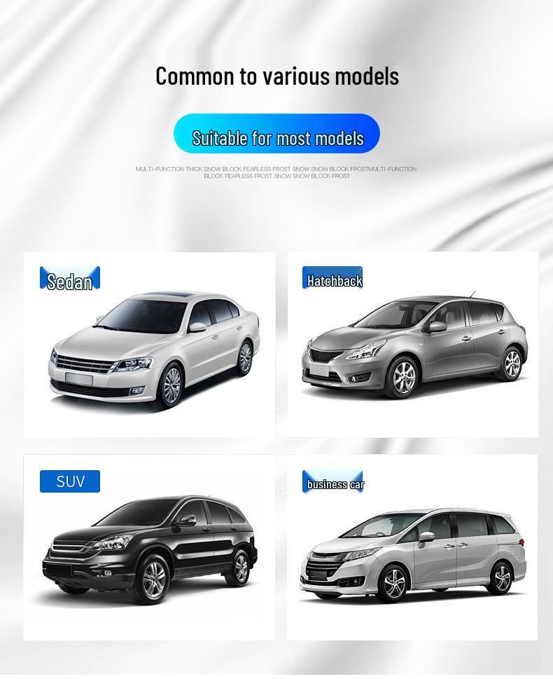 Magnetic Car Windshield Snow Shield & Sunshade - Heat Insulation, Windproof, Anti-Freeze Cover