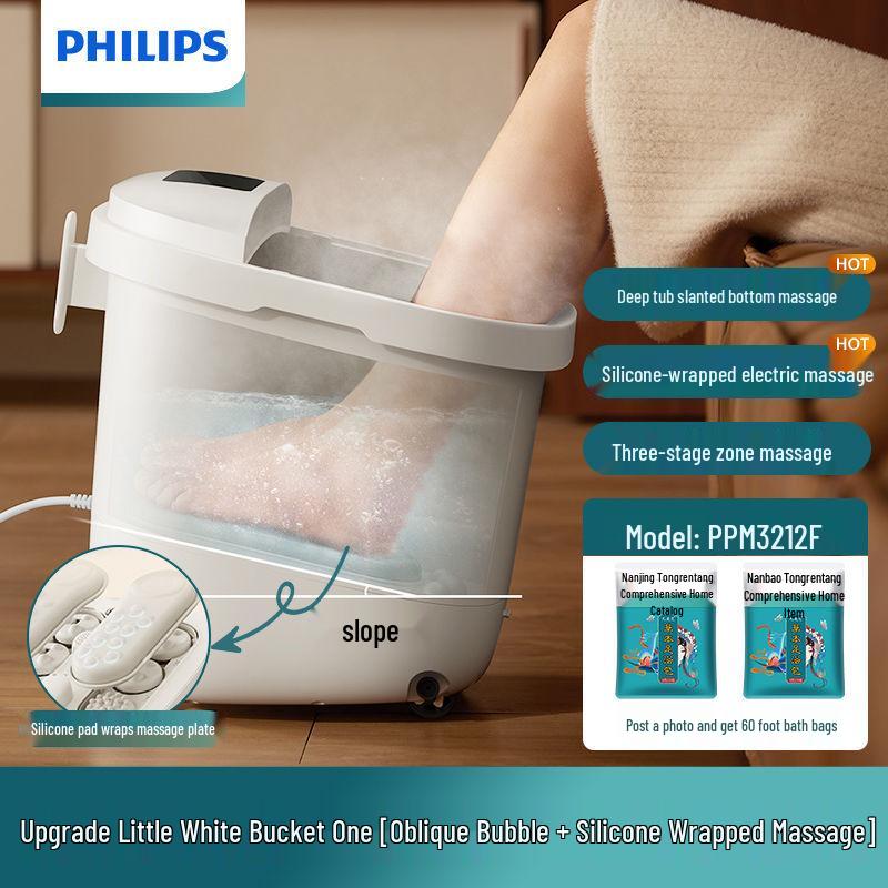 

Philips White Electric Foot Bath with Automatic Heating and Massage