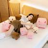 Square Capybara Plush Toy Doll Ugly Cute Kabibara Doll Grab Machine Birthday Gift