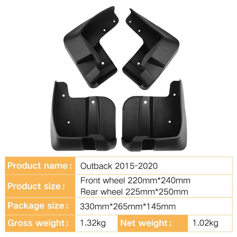 Subaru Outback 2015-2020 Radschalen Schmutzfänger (Leder)