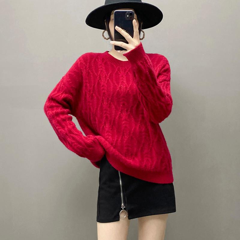 Qinghe 100% Pure Cashmere Women's Sweater - Ultra Soft Luxury Winter Pullover