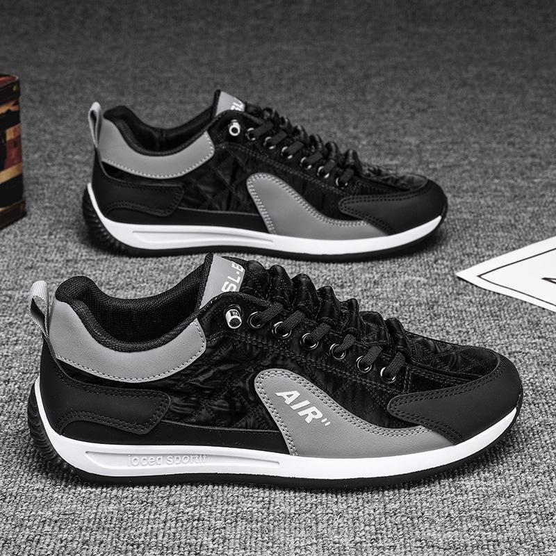 2023 Spring New Men's Shoe Trend Casual Sports Shoes Versatile Mesh Breathable Student Heightened Dad Shoes