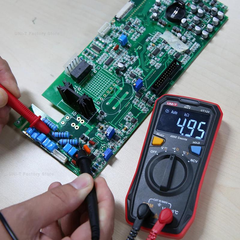 UNI-T UT123 UT123D Smart Multimeter Digital Professional Electric Tester Voltage Resistance Continuity NCV Electrician Meter