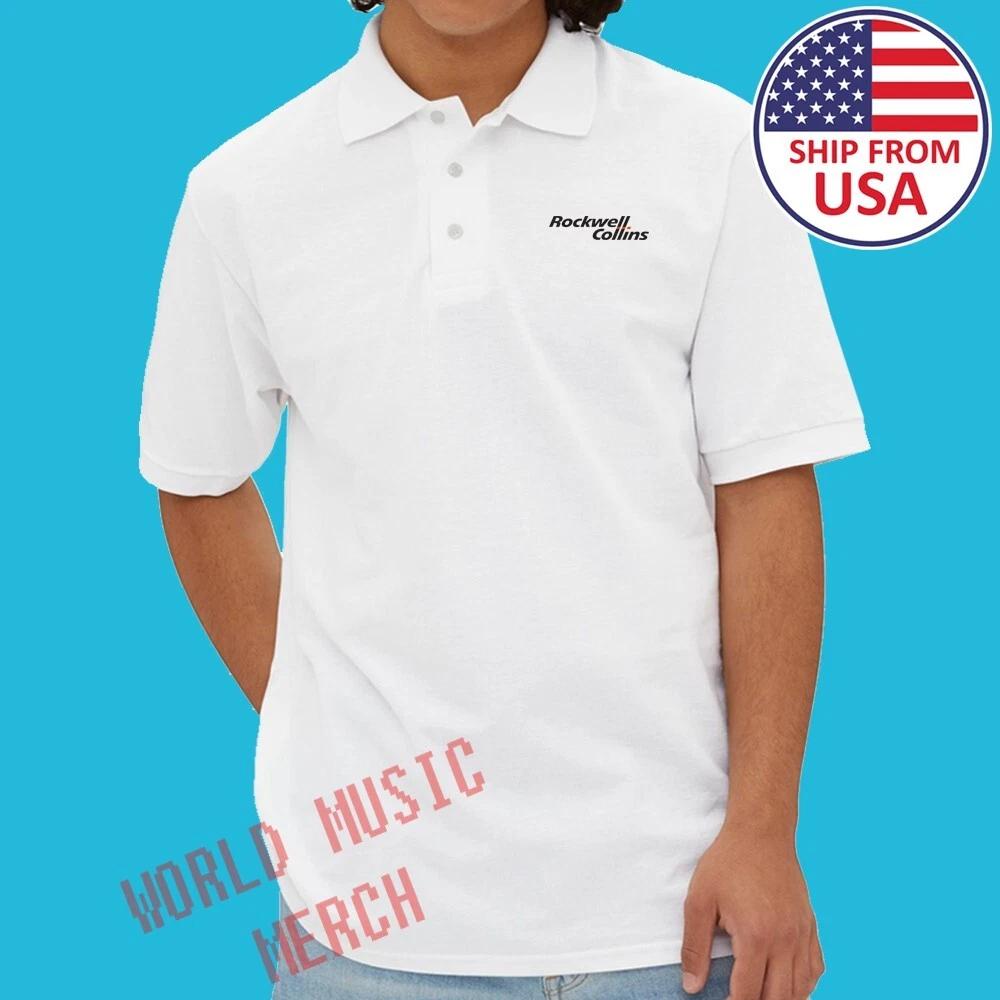 Rockwell Collins Military Aircraft Men s White Size S-3XL 3XL