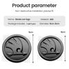 80mm 90mm ABS Emblem For Skoda Fabia 1 2 Octavia a7 RS Superb Rapid Yeti Karoq Vision Car Head Front Rear Boot Tailgate Sticker ulsh63