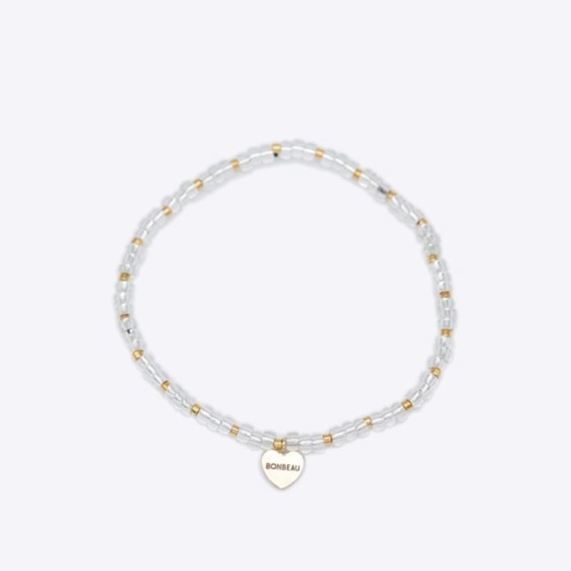 BONBEAU Ice color beads simple Bracelet Ice simple color layered bead bracelet