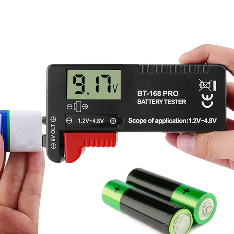 BT-168 PRO Battery Tester Checker 1.2V Auto Load Tester Digital Battery Checker Voltage Alternator Battery Analyzer