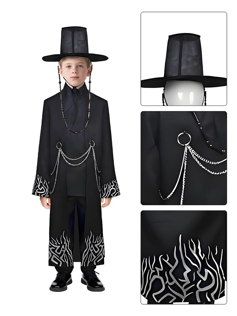 Anime Kpop Gutter Rollespill Fest Cosplay Kostyme Demonjegere Gutter Jinu Halloween Fest Karnevalskostyme Antrekk Drakt For Barn