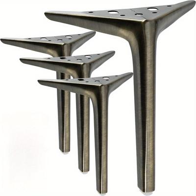 Meubelpoten, Poten voor Meubels Set van 4 Moderne Meubelvoeten Metalen Tafelpoten voor Kast Bank Sofa Stoel Bed Commode Kledingkast Verhogers