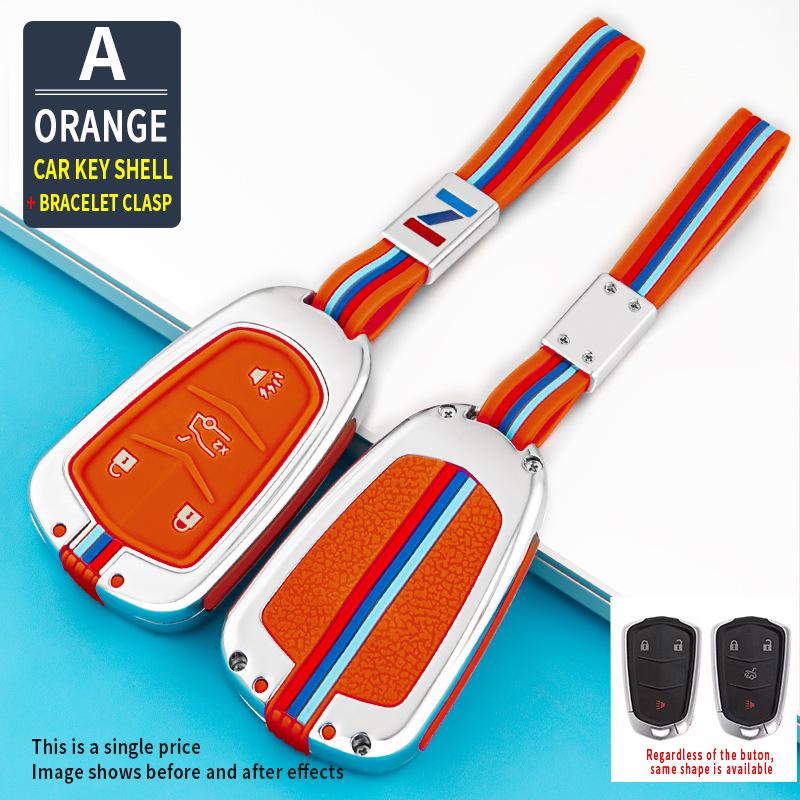 Silicone Remote Key Fob Cover for Cadillac XT5, CT6, XTS, XT4, and ATSL - Creative Design for Men and Women
