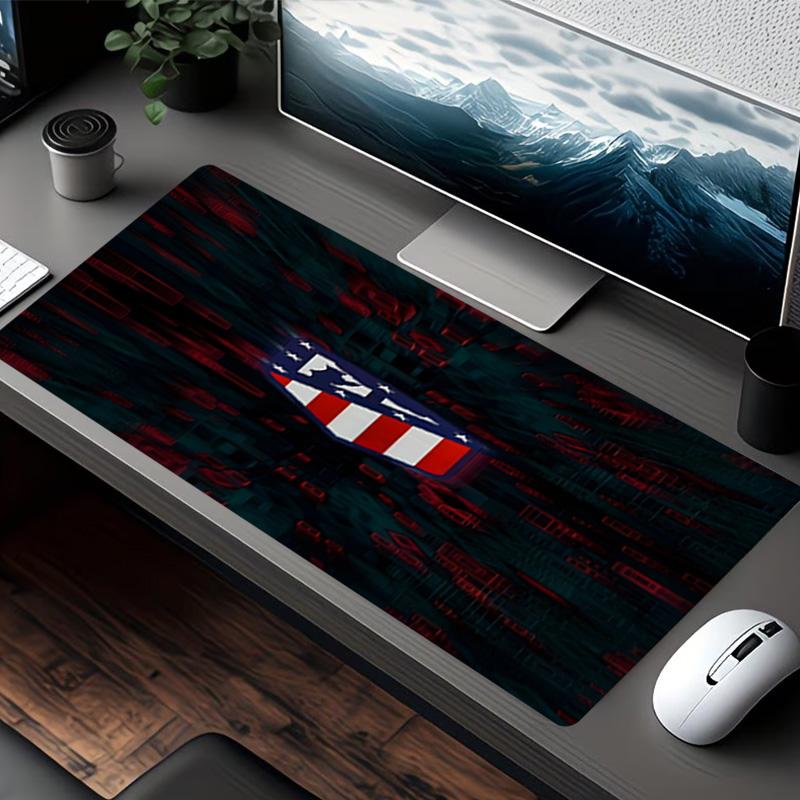Football Club Print Mouse Pad, for Keyboard Pad Laptop PC Mat for Office Home Use, Desk Decor, Perfect Birthday Gift for Gamers
