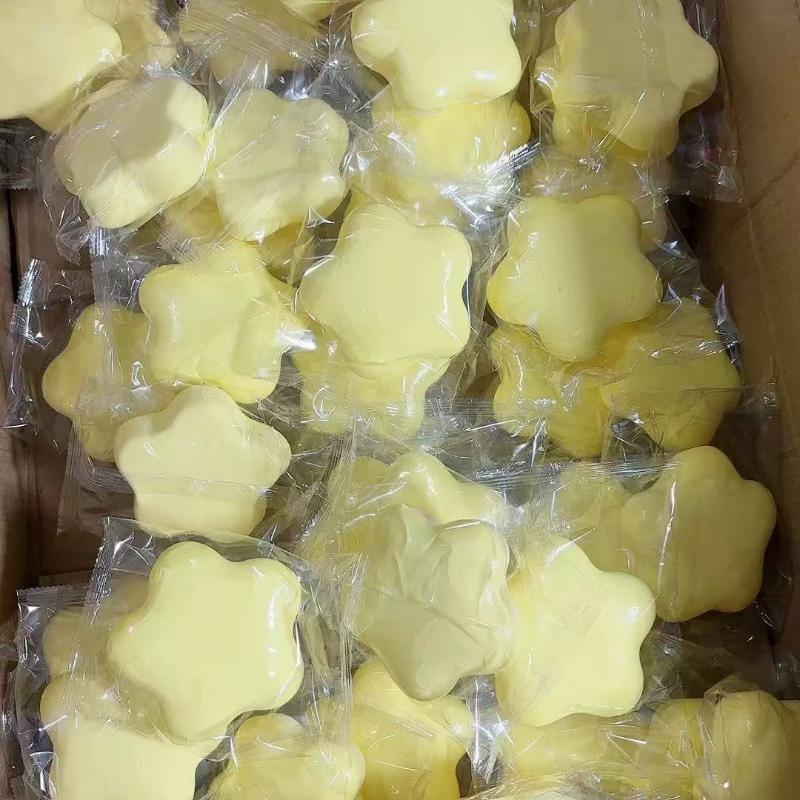 1Pcs Slow Rising Pinch Stress Relief Squeeze Toys Yellow Squishy Star Fidget Toy Sensory Soft Slow Rebound Decompression Toy
