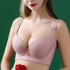 Breathable Thick and Thin Beautiful Back Plus Size Underwear Without Steel Ring Push Up Bra