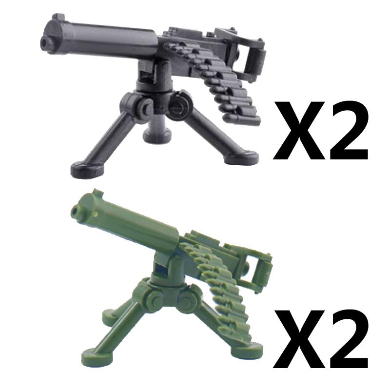 MOC Military Building Block Set Soldier Accessory Robot Dog Drone Weapon Box Pistol Gatling Gun Iron Fist Rocket Launcher Toy Gift Present