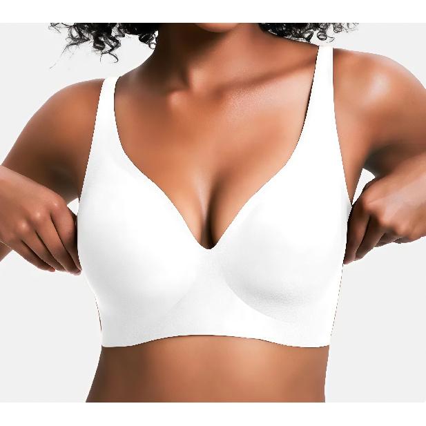 Zeriluna Push-Up Seamless Bra Wireless Invisible Bra for Small Busts Polyamide Spandex