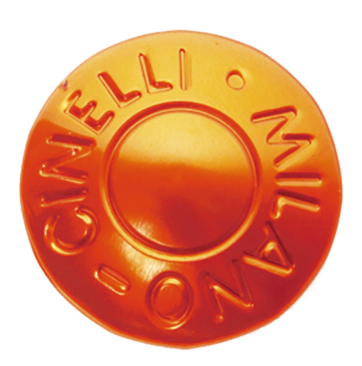 

Cinelli Bicycle Road Bike Metal Bar End Orange TAMANMETO2 Caps, (1 Pair) оранжевый