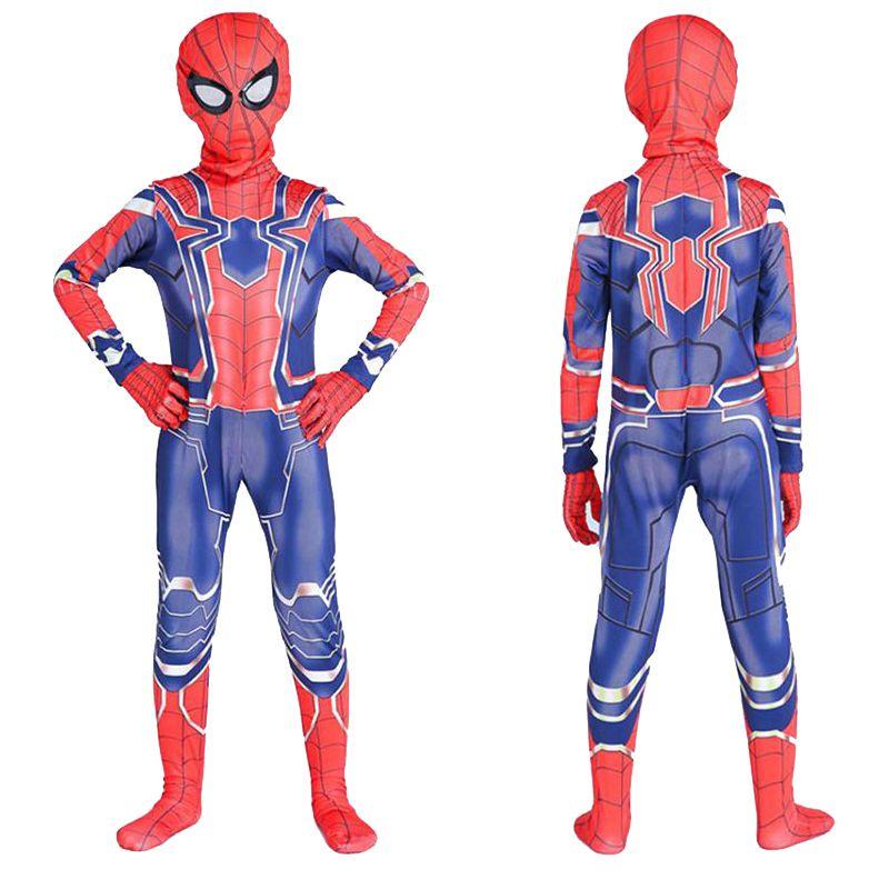 Exquisite Iron Spider-man Cosplay Costume Featuring Perfect Stitches For Halloween Fun
