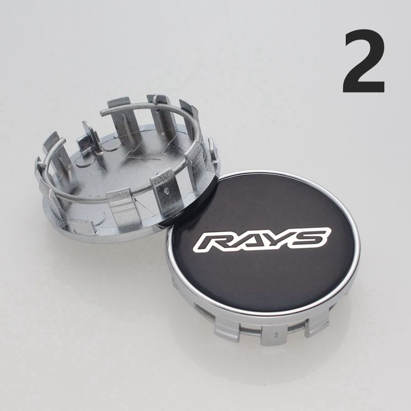 4ks středová krytka RAYS pro disky 54mm vnější průměr & 50mm vnitřní průměr prachotěsný kryt plastový základ krytka náboje kola VOLK racing krytky RAYS na kolech