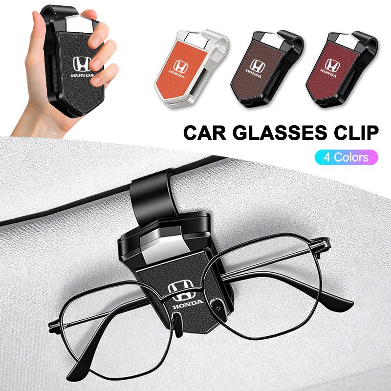 Car Sun Visor Glasses Holder Clip,Auto Eyeglass Mount Compact Clip For Honda Civci FIT CRV Accord Jazz HRV Stepwgn Prelude Vezel