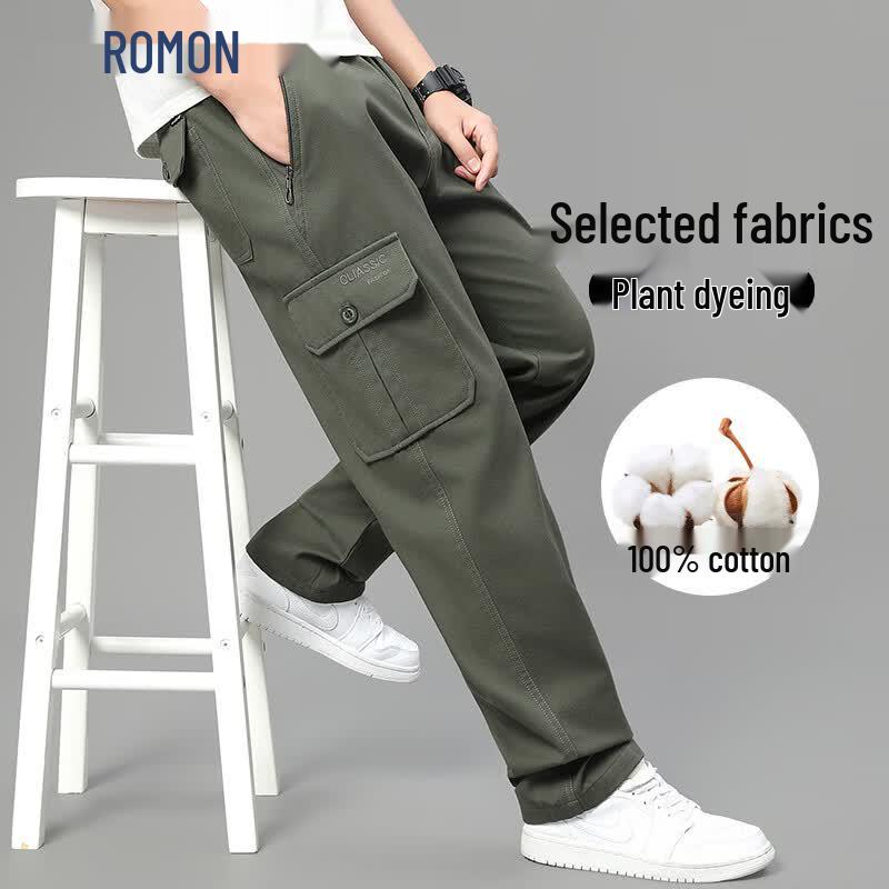 ROMON Men s Multi-Pocket Outdoor Cargo Pants 4XL