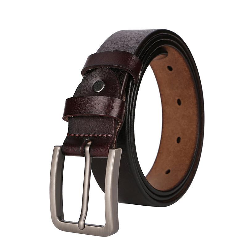 Stylish Belt Leather Men With Simple Design For Work And Casual Gift Settings