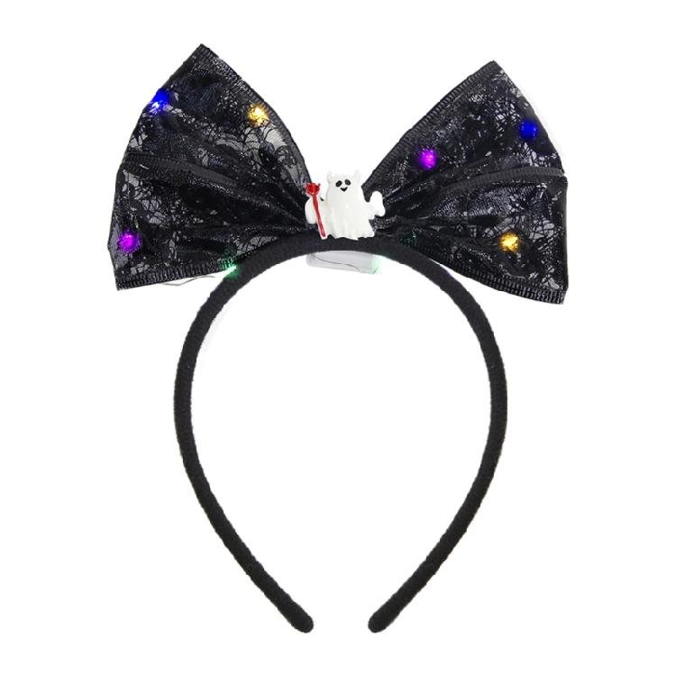 

Creative Glitter Bowknot Shape Hairband Women Wash Face Makeup Skincare Headband for Photography Halloween Hairband