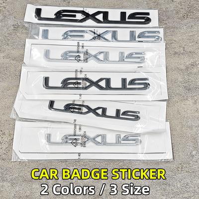 Emblema de Letras 3D ABS para Carro Adesivo de Porta-Malas Traseiro para F SPORT Híbrido ES CT GS IS UX GX LBX NX RX 350h 450h acessórios