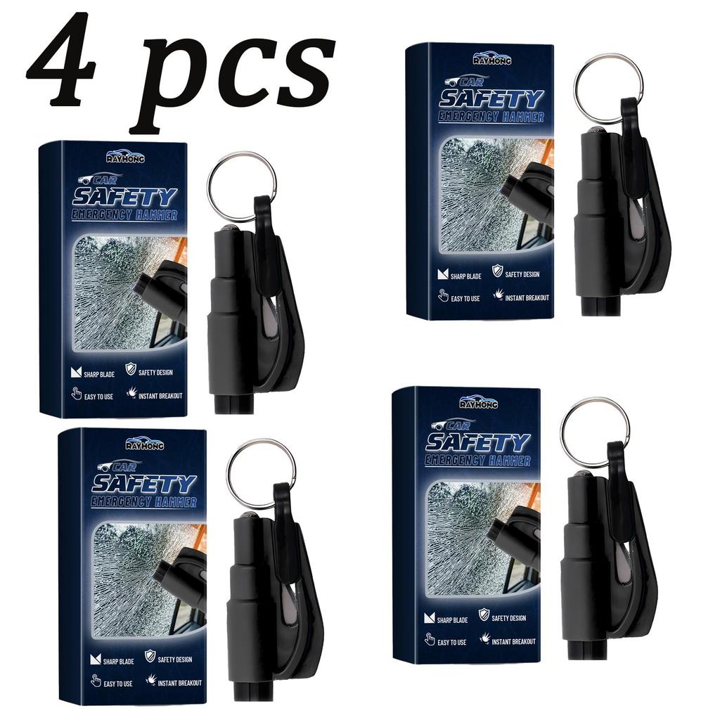 Rayhong Car Emergency Hammer (1 piece) - Mini and portable car window breaker for emergency escape from the vehicle.