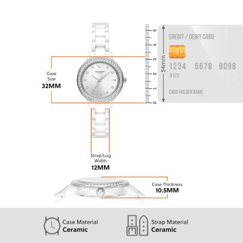 Emporio Armani Women's Watch NA AR70013 White