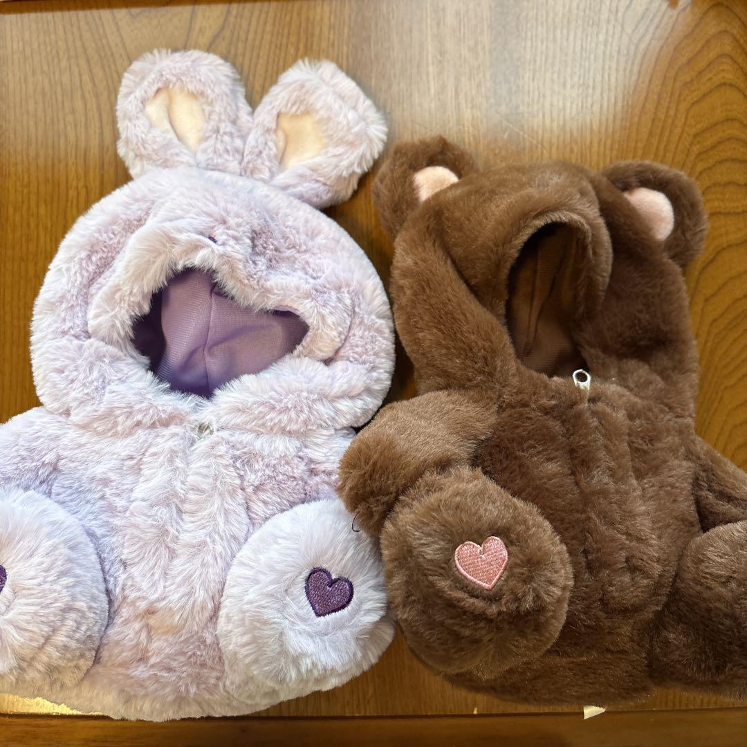 

[Б/У] Мягкие игрушки BTS для 20 см кролика, медведя, одежда