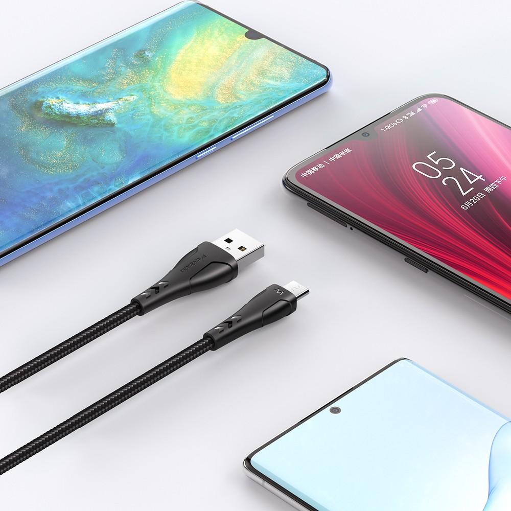 Phone Cable With Car Play And Android Auto Support Mcdodo Mamba Series Micro Usb 1.2M