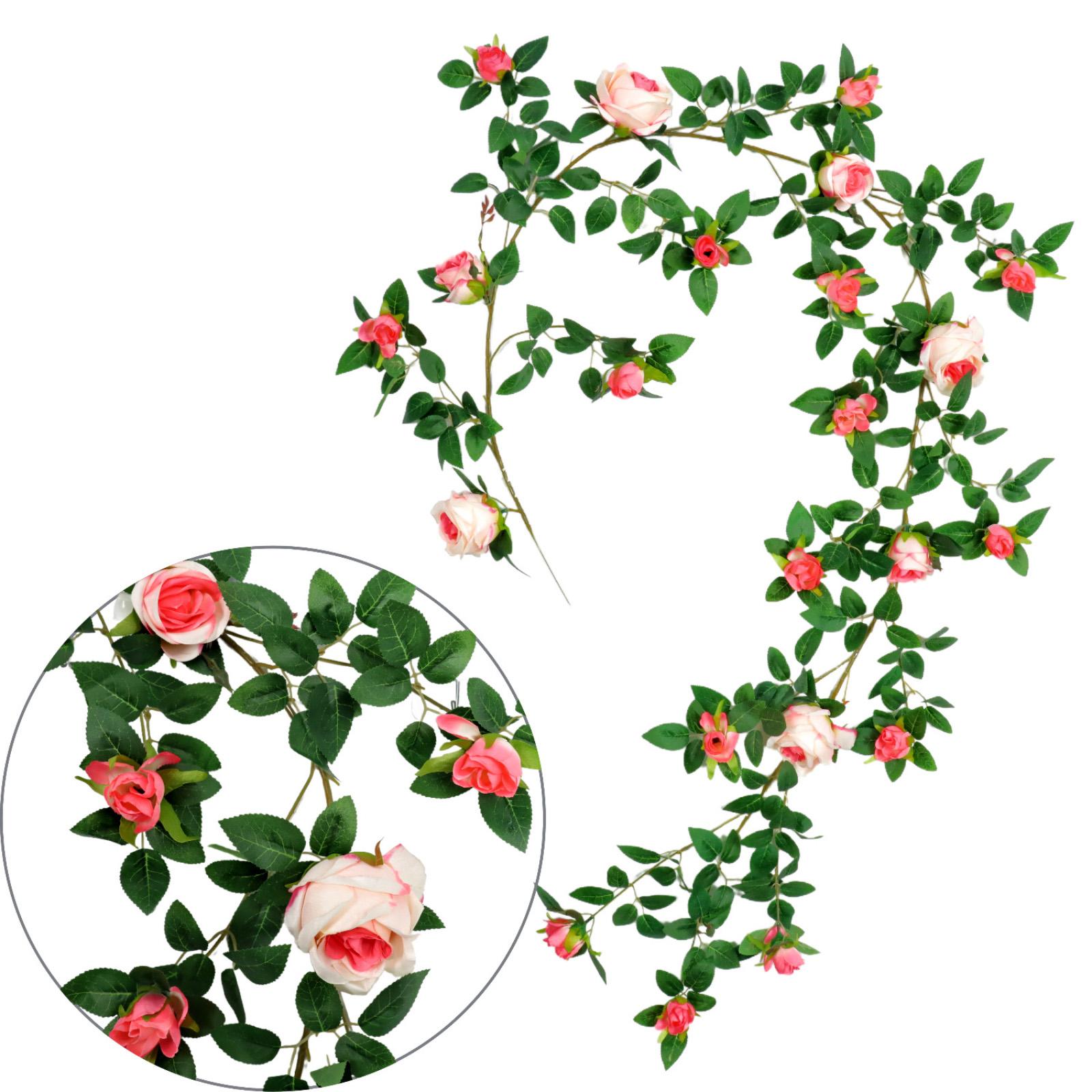 

1,8 м Искусственная цветочная лоза, Искусственная цветочная лоза, Пластиковый цветок, Маскировка трубы, Украшение балкона One Size