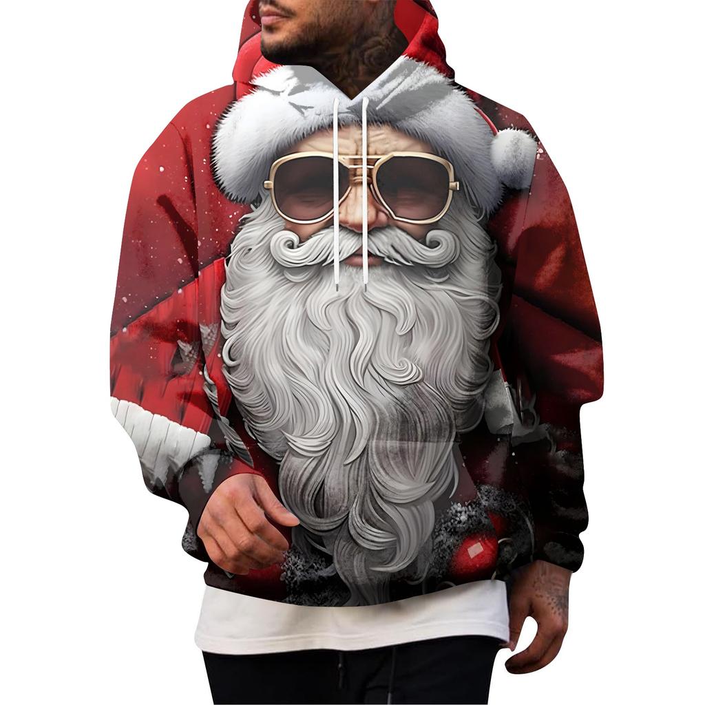 Men's Backprint Hoodie Fashion  Hooded Sweatshirt Winter Top Boys Hoodies Fashion