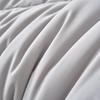 Feather Cotton Quilt: All-Season, Skin-Friendly, Washable, Pure Color, Warm Quilt for Single and Double, Ideal for Dormitory or Home Use.