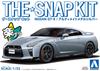 Aoshima Bunka Kyozai The Snap Kit Series Nissan Ultimate Metal Silver Plastic Model Kit 1/32 GT-R Pre-colored 07-D