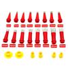 Seam Nozzle Kit 16 Sizes Universal Integrated Seam Beauty Nozzles with 6 Bases Duckbill Design Reusable Nozzles Tips for Precise Joint Filling