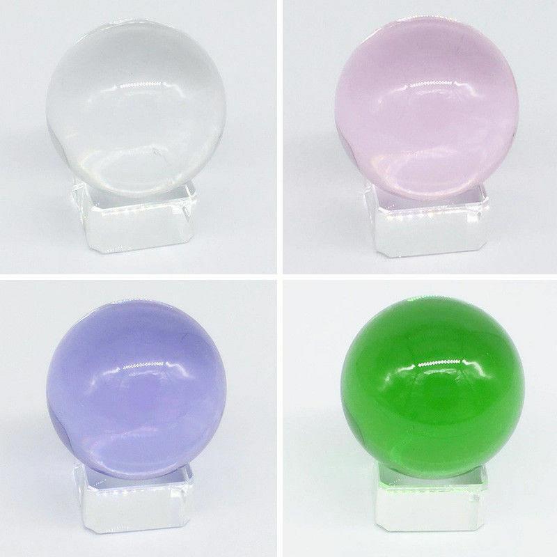 Support de Présentation Élégant en Bois Vintage Support de Base Pour Boule de Cristal Sphère Globe Décoratif